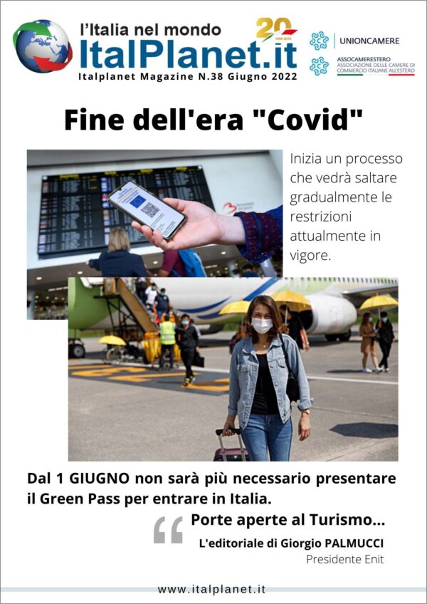 Fine dell'era "Covid", l'editoriale di Giorgio PALMUCCI, Presidente Enit