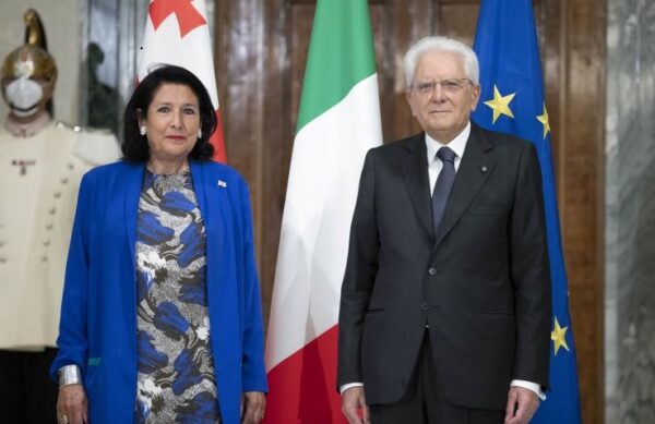 Mattarella: l’Italia a sostegno dell’ingresso nell’Ue della Georgia