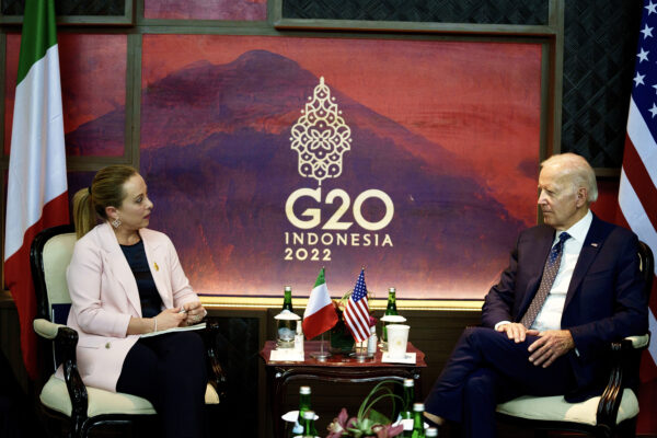Gli incontri bilaterali del Presidente del Consiglio, Giorgia Meloni, a margine del Vertice G20 di Bali