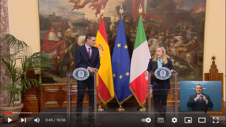 Il Presidente del Consiglio Meloni incontra il Presidente del