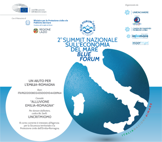 A Gaeta il 2° Summit Nazionale sull’Economia del Mare Blue Forum - Segui la diretta online