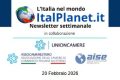 Newsletter settimanale ItalPlanet – 20 Febbraio 2026