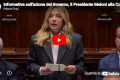 Informativa sull’azione del Governo, il Presidente Meloni in Parlamento
