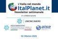 Newsletter settimanale ItalPlanet – 02 Ottobre 2026