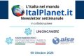 Newsletter settimanale ItalPlanet – 09 Ottobre 2026