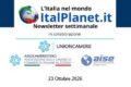 Newsletter settimanale ItalPlanet –23 Ottobre 2026